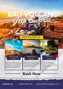 Bali Mount Batur Sunrise And Black Lava 4WD Jeep Tours With Breakfast