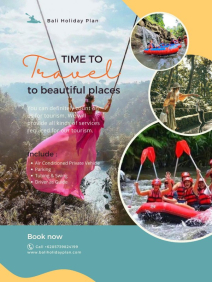 Bali White Water Rafting and Ubud sightseeing Tour Packages