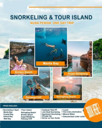 2D1N West Coast Nusa Penida with Snorkeling Manta Rays and Lembongan Tour Packages