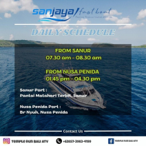 Speed Boat Transfer Ticket From Sanur to Nusa Penida