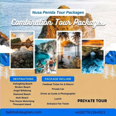 One Day Trip Combination Package of East & West Coast Nusa Penida Tour