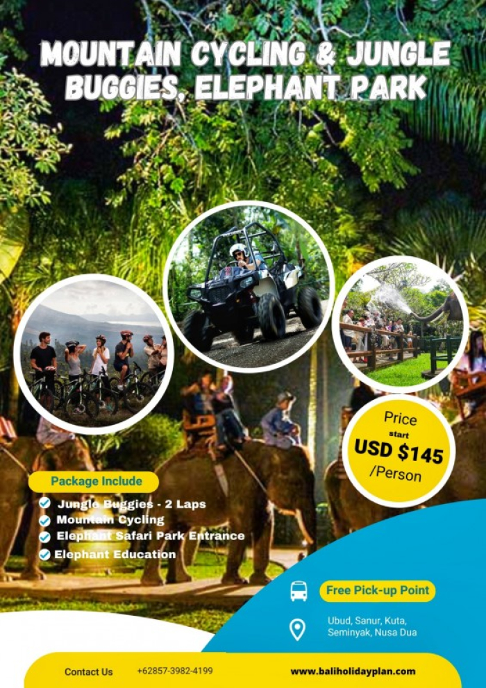 Bali Mountain Cycling Tour and Jungle Buggies Packages