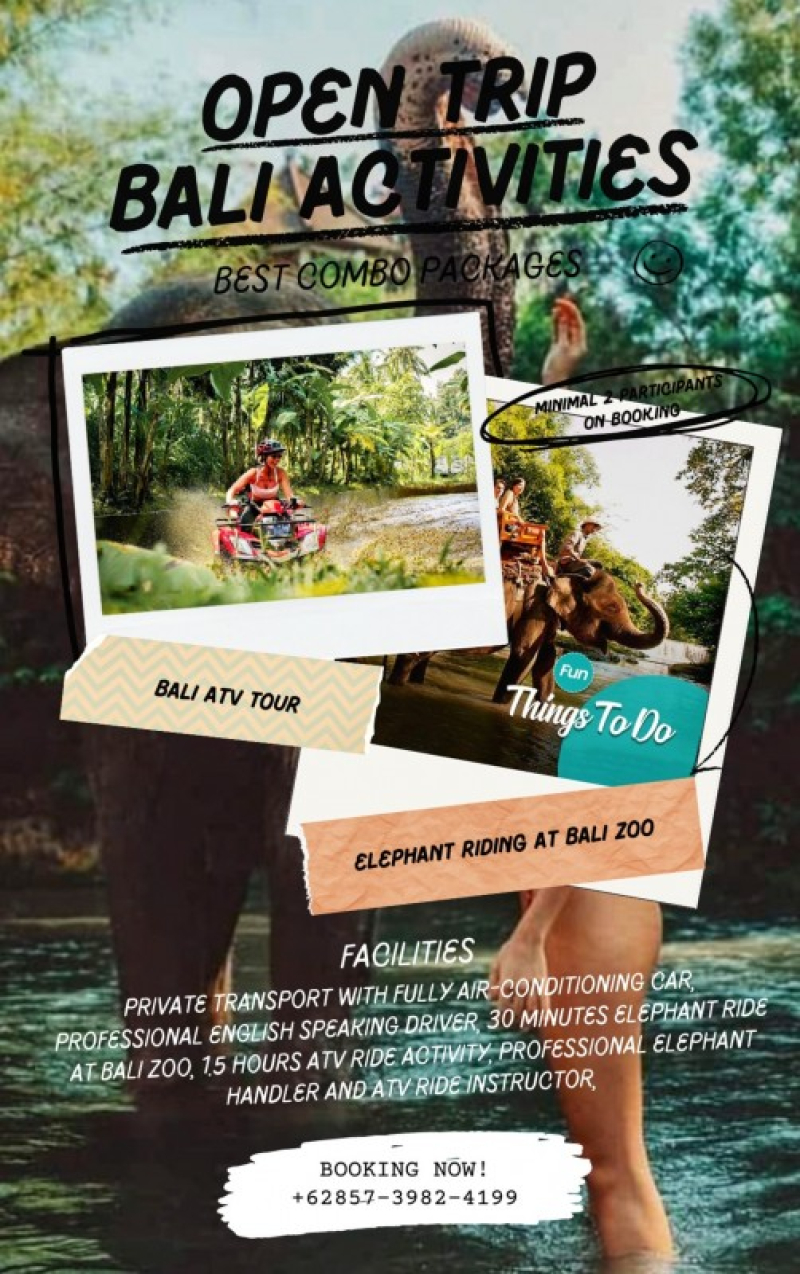 Bali Quad Bike Tour And Elephant Ride Packages
