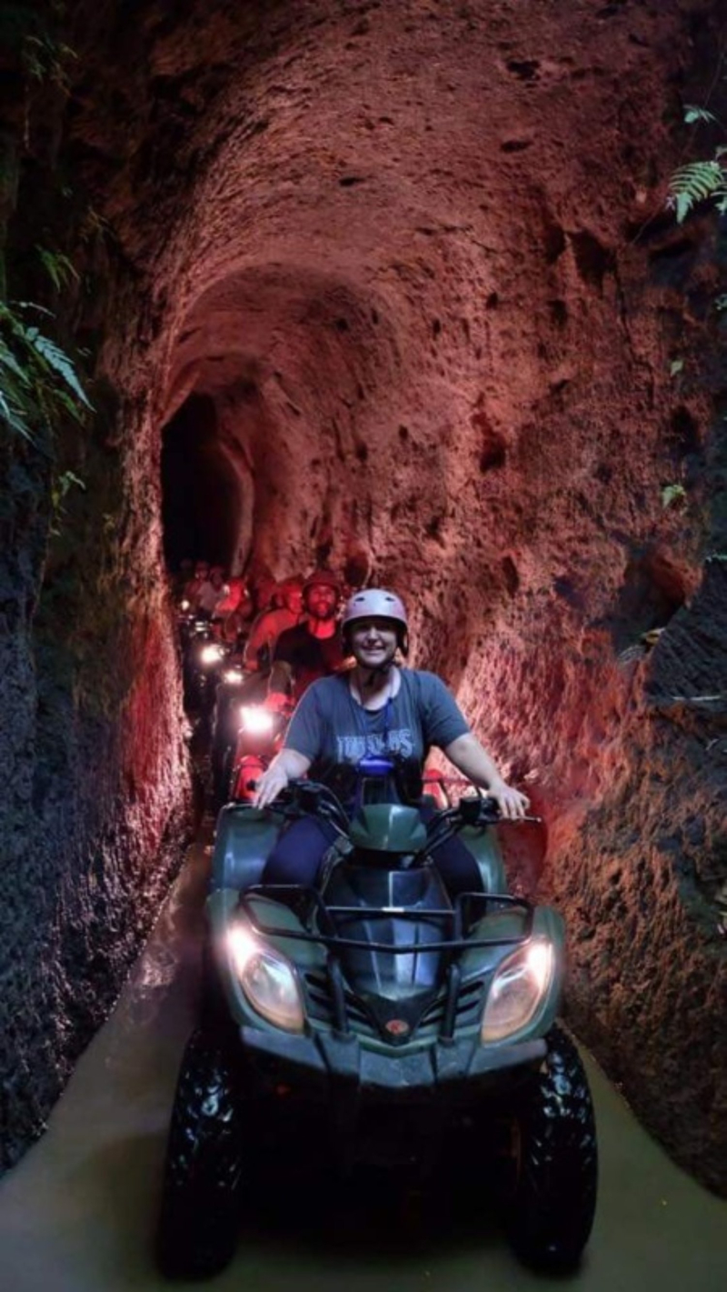 White Water Ayung Rafting & Green Bali ATV Ride Ubud Cave Packages
