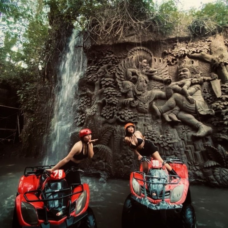 ATV Temple Run Ubud Quad Bike with Lunch and Pool Start $30