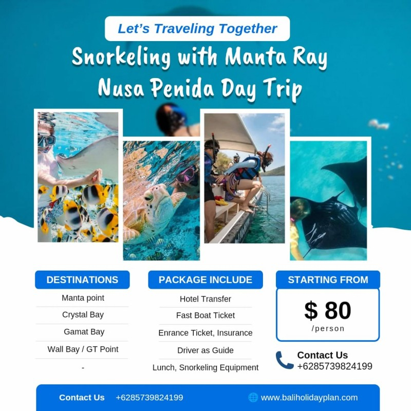 Nusa Penida Full Day Instagram Highlights Snorkeling Tour in Bali: 4 Snorkeling Points 15% Off